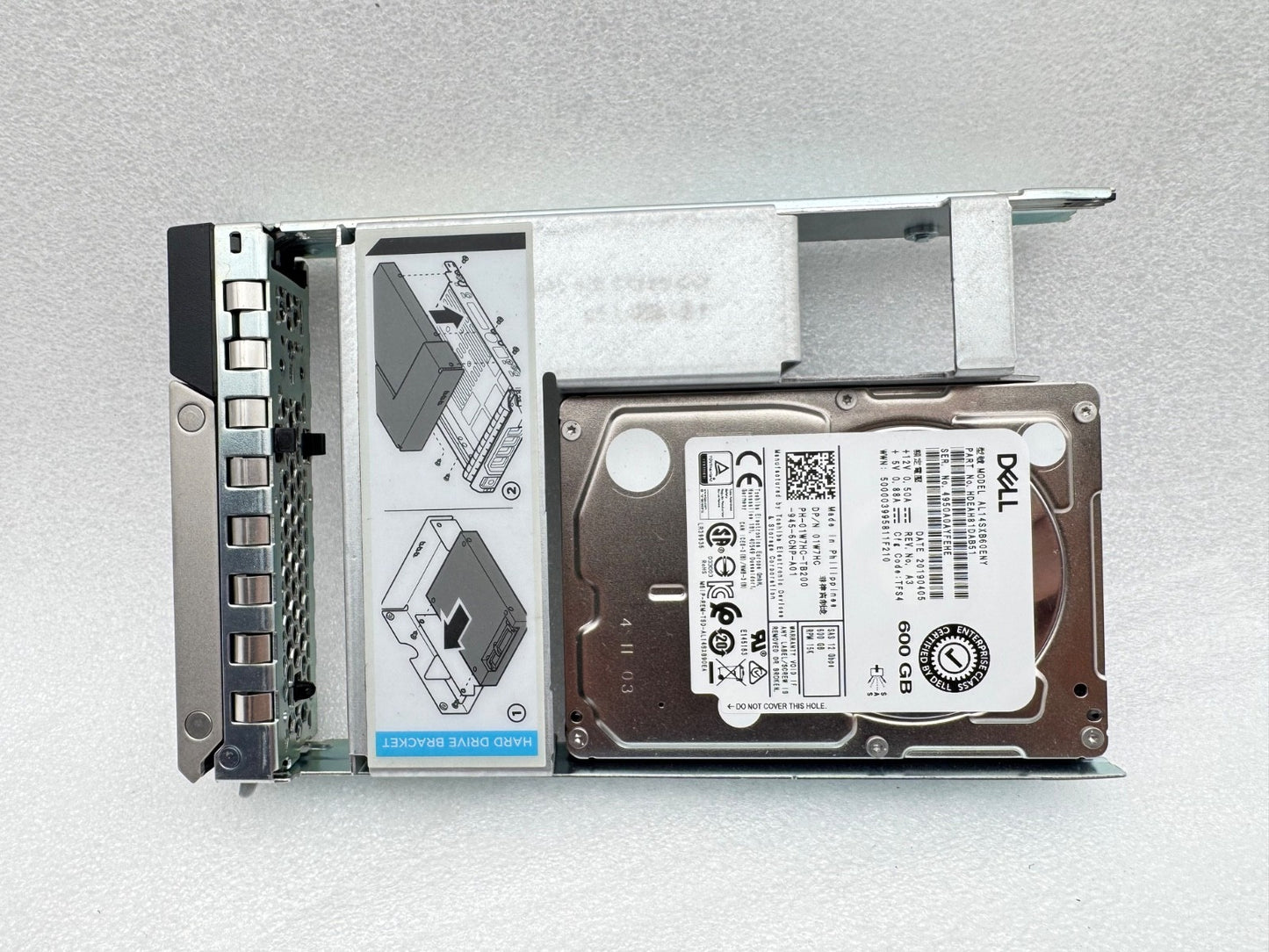 Dell Toshiba 600GB AL14SXB60ENY 15K SAS 1w7hc 3.5" 2.5 tray LFF 9w8c4 hard drive