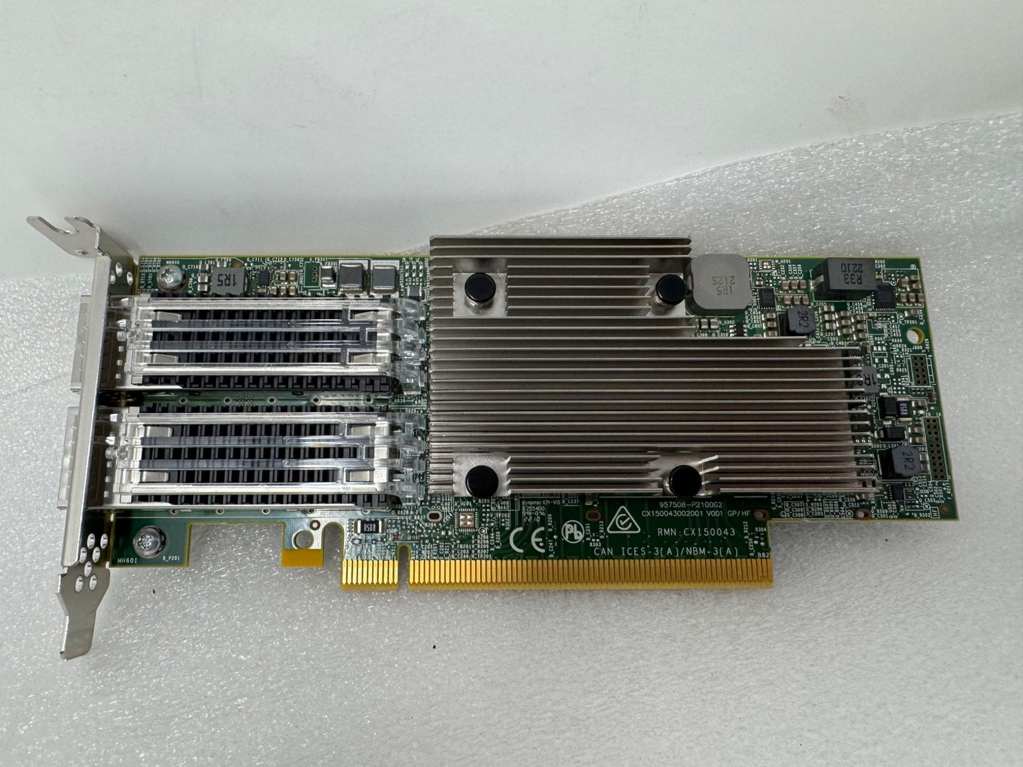 Dell Broadcom 57508 Dual Port 100GB QSFP56 Low Profile Network adapter NIC 61RP9
