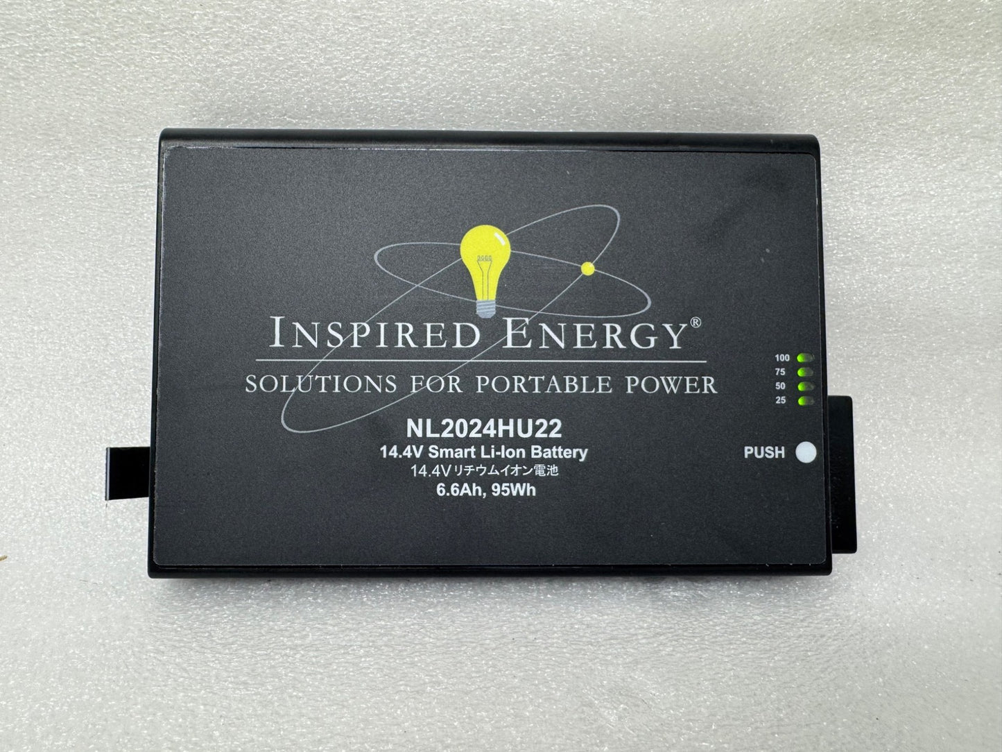 ORIGINAL NL2024HU22 INSPIRED ENERGY Particle Counter Battery 14.4V 95Wh TESTED