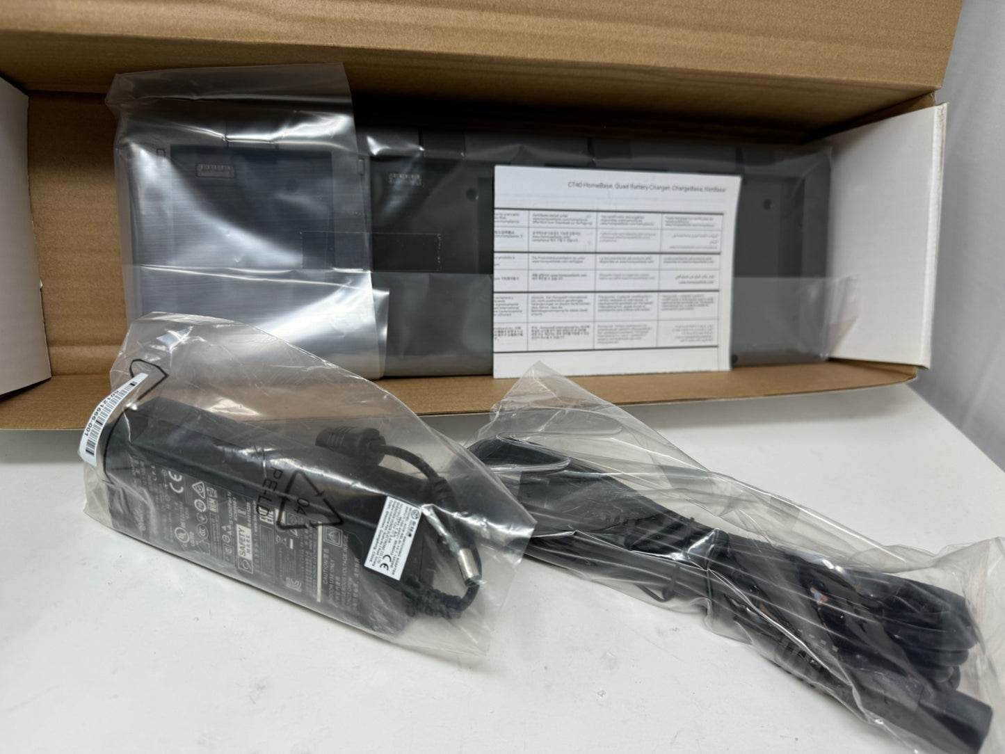 NEW Honeywell Quad Charger for Dolphin CT40 CT45 Battery 4 bay Slot CT40-QBC