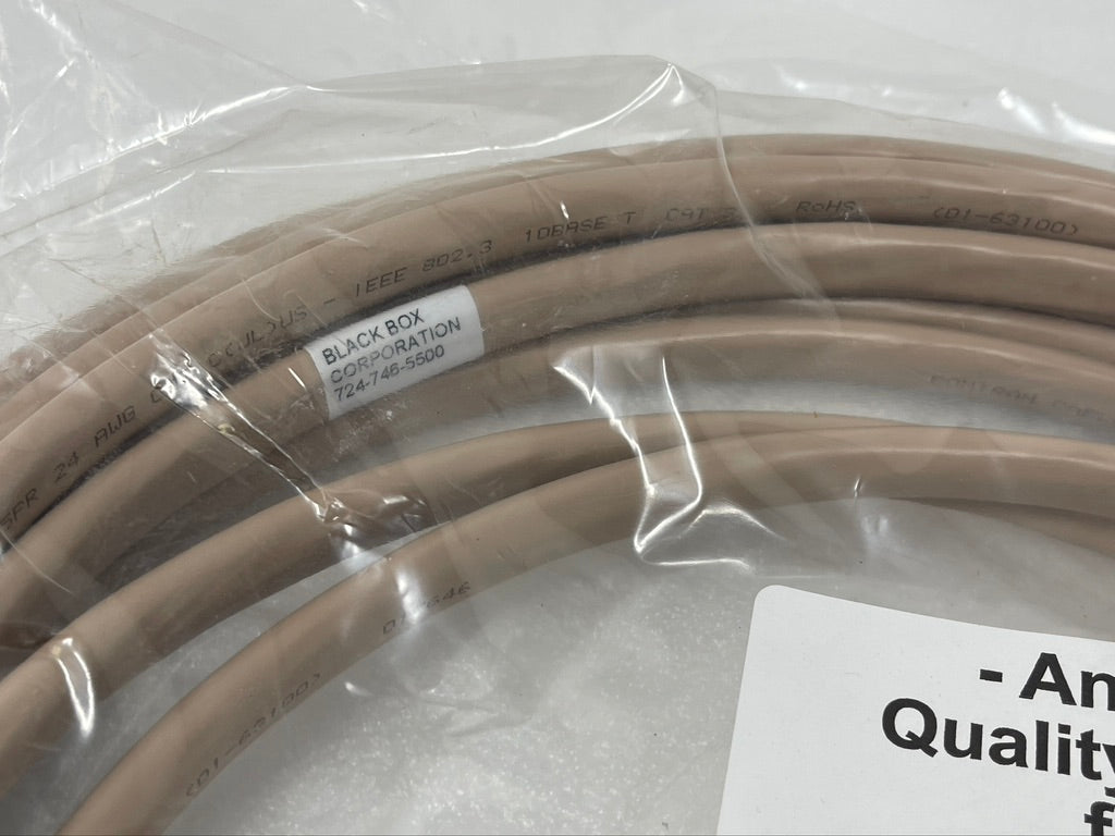 NEW Black Box ELN25T-0025-M 25FT 25 Pair Trunk TELCO CABLE MALE to Blunt Open