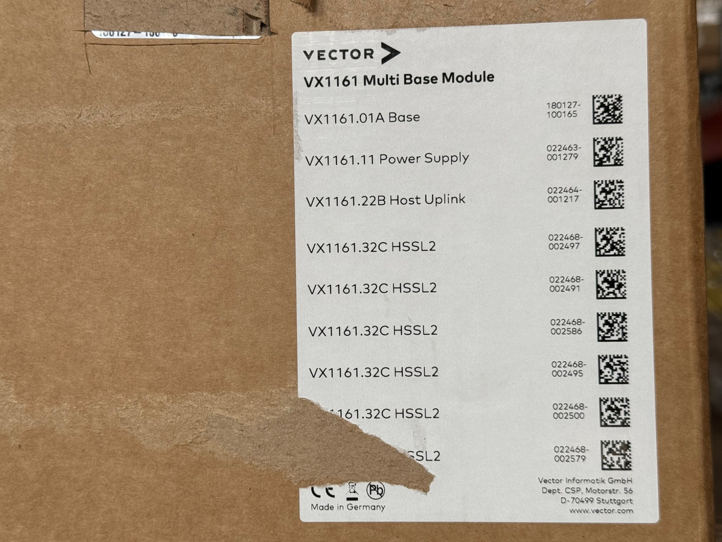 NEW Vector VX1161 Multi Base Module VX1161.11 5x POD HSSL2 VX1161.32C .41A .22B