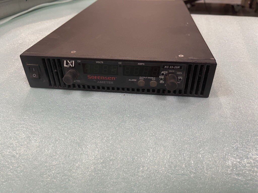 Sorensen Amtek XG33-25MEB Programmable DC Power Supply 0-33V, 0-25A 835W