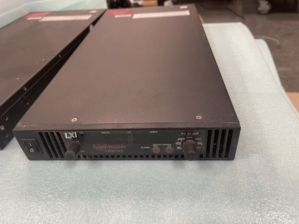 Sorensen Amtek XG33-25MEB Programmable DC Power Supply 0-33V, 0-25A 835W
