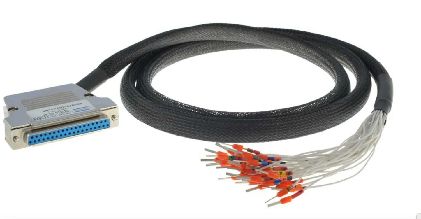 Pickering Cable Assembly 37-Pin D-Type Female to Unterminated w Ferrules 2M