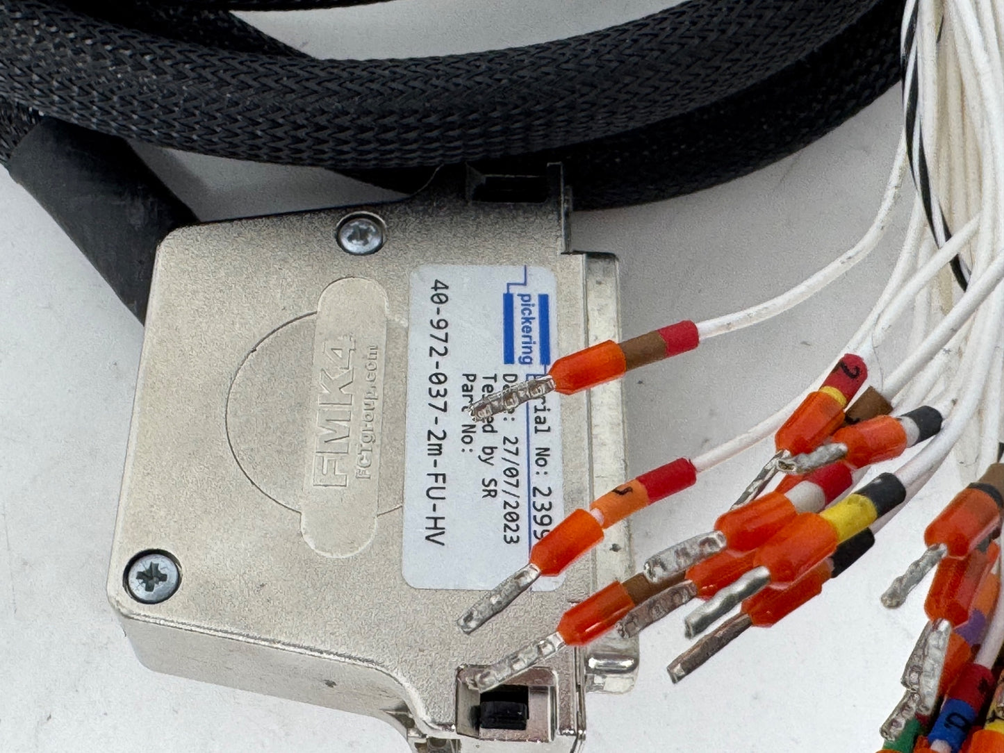 Pickering Cable Assembly 37-Pin D-Type Female to Unterminated w Ferrules 2M