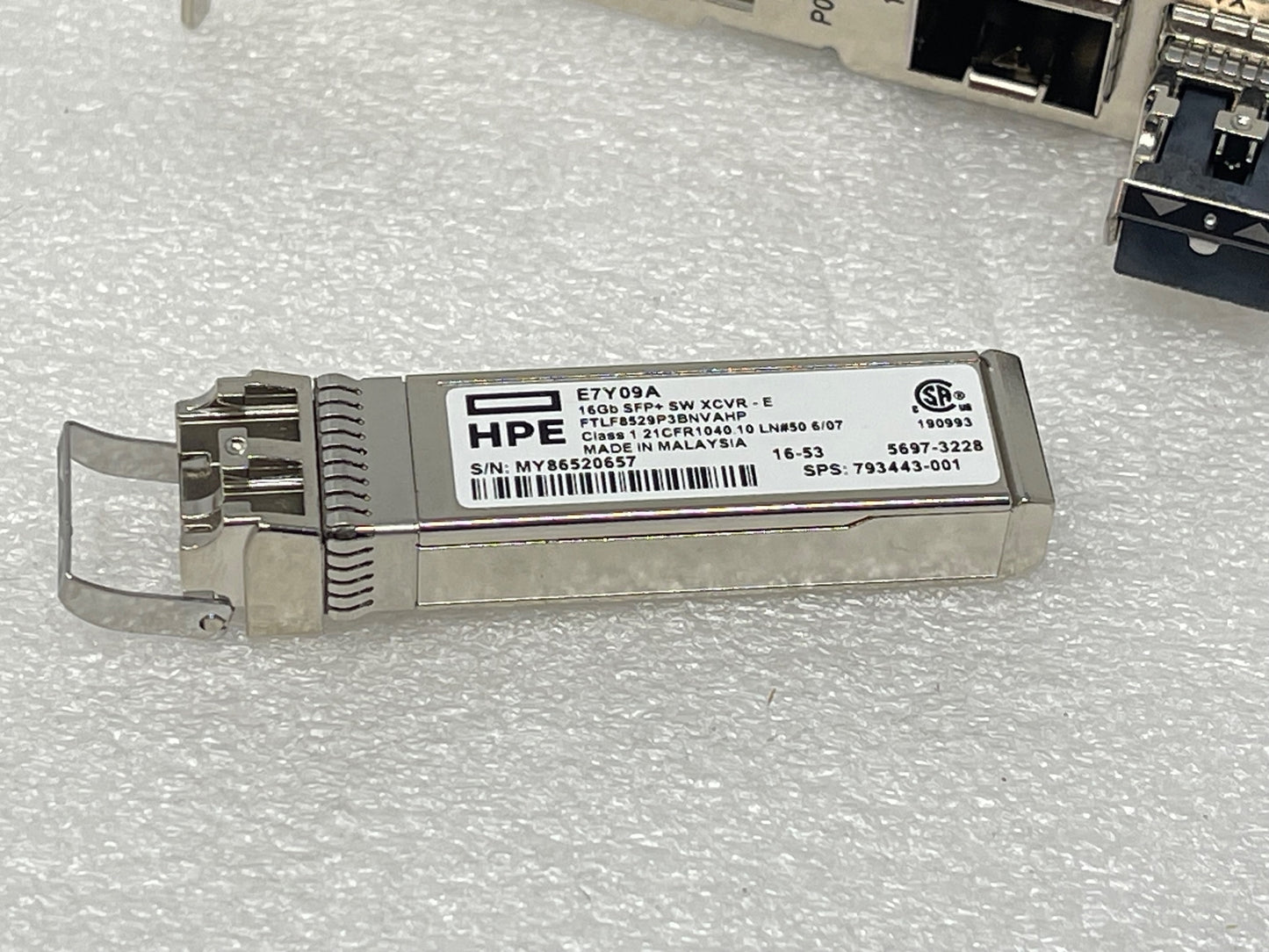 HP QLogic QLE2662 Dual Port 16Gb SFP+ HBA adapter card QW972-63001 2x SFP E7Y09A