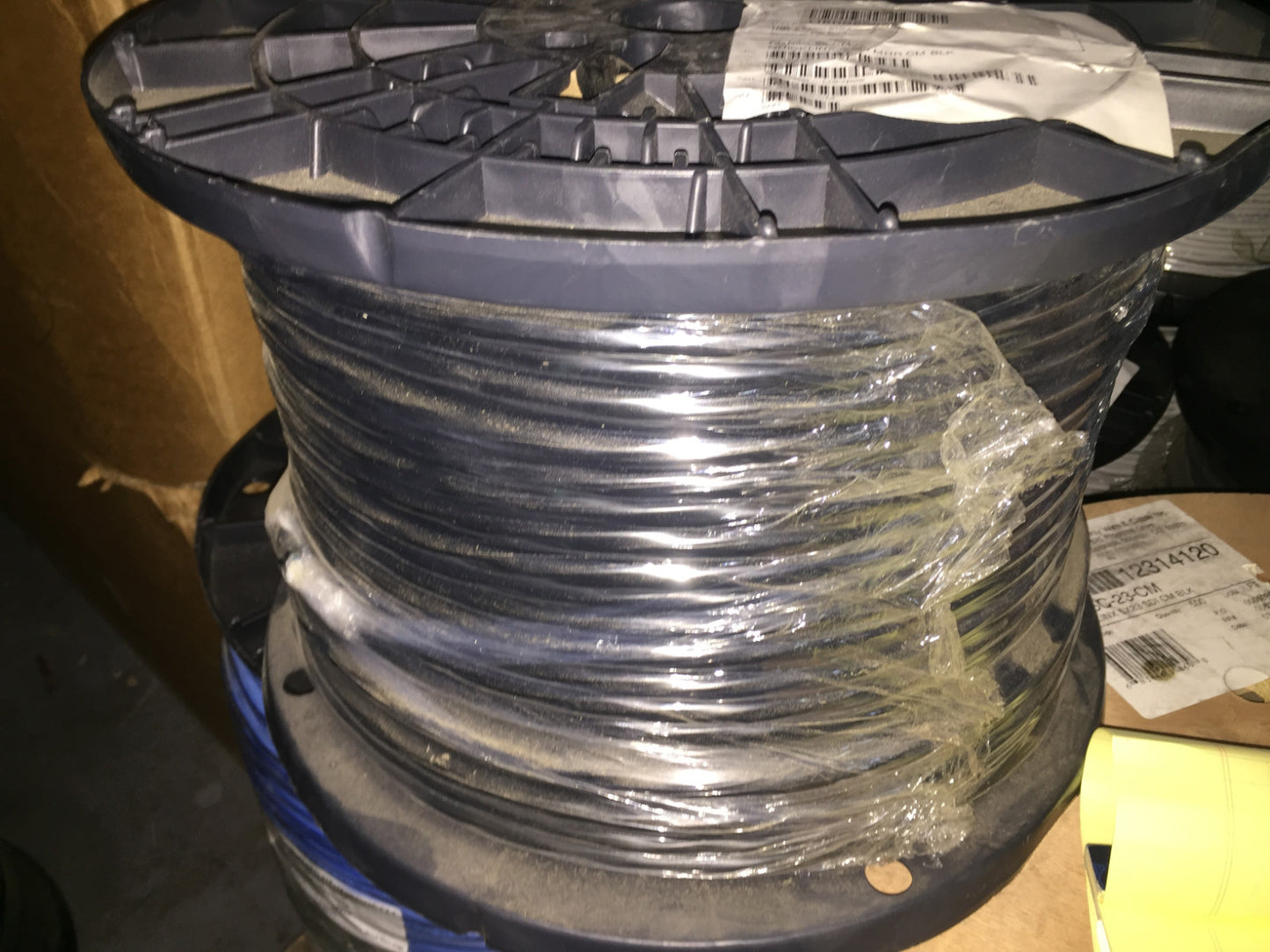 500ft Liberty Wire & Cable RGB5C-25-CM Black QUICKLINX 5X25 MHR CM BLK Reel