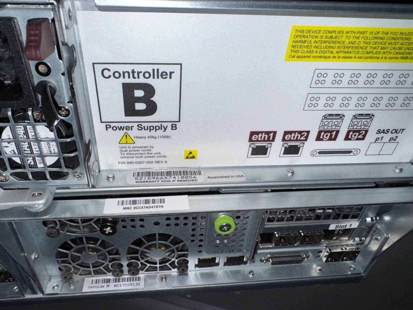 HPE Nimble Storage AF1000 2x Controller 2x 6-Core E5-2603V3 2x 16GB & 8GB NVDIMM