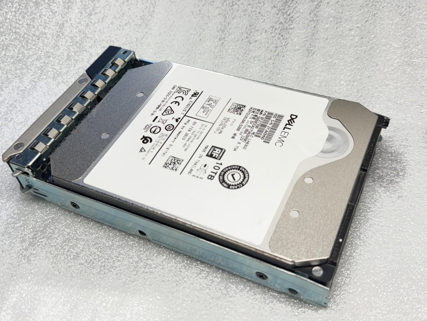 Dell EMC 07FPR HUH721010AL5200 10TB 7.2K RPM 12Gb/s 3.5" SAS Hard Drive 14G Tray