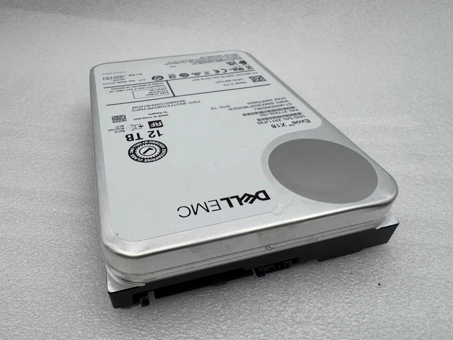 M1C0T ST12000NM006J Dell EMC 12TB 7.2K RPM 12Gb/s 3.5" SAS Hard Drive Seagate