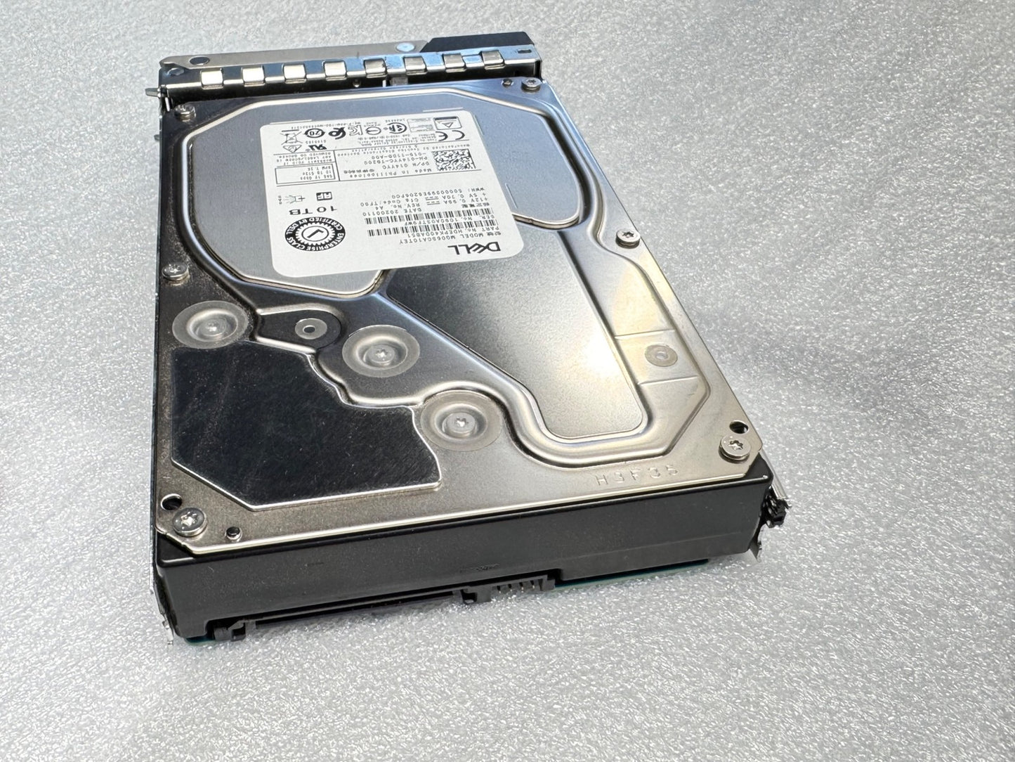 Dell 14YYC HDEPK40DAB51 Toshiba 10Tb SAS 7.2k 12Gbps 3.5" Hard Drive w 14G Tray