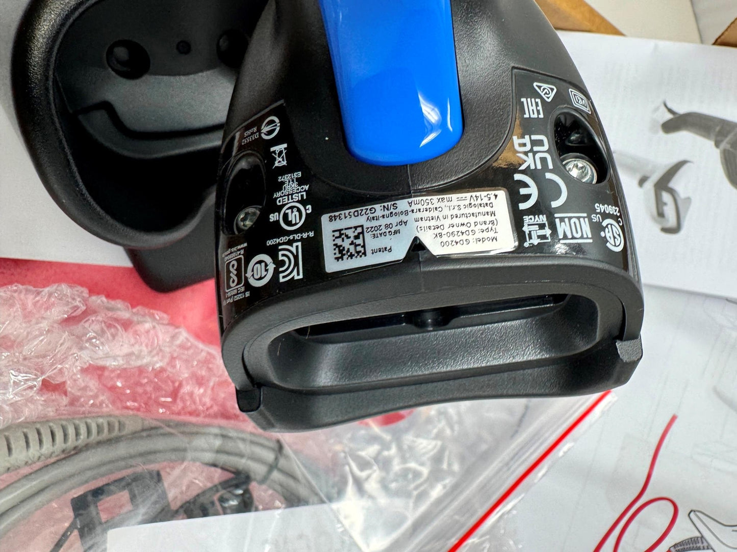 NEW Datalogic Gryphon 1D Barcode Scanner Imager w/ USB Cable GD4290-BK GD4200