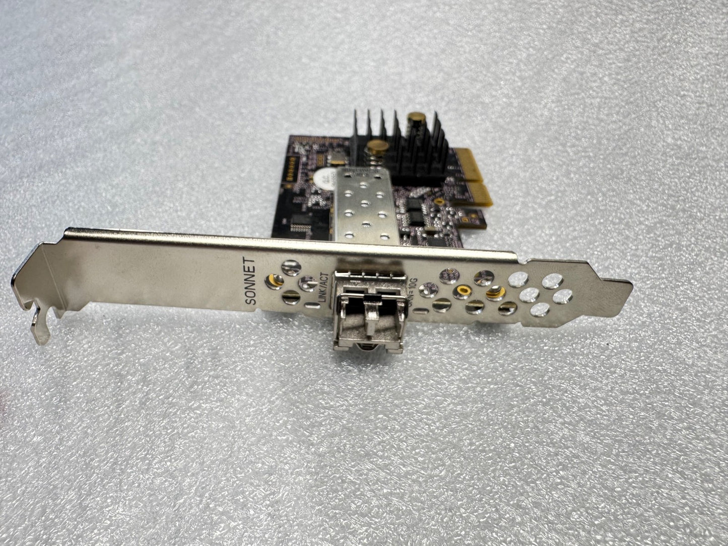 Sonnet Presto Solo 10GbE SFP+ PCIe Card with Transceiver BLT-SFP-SR-A 10Gbase