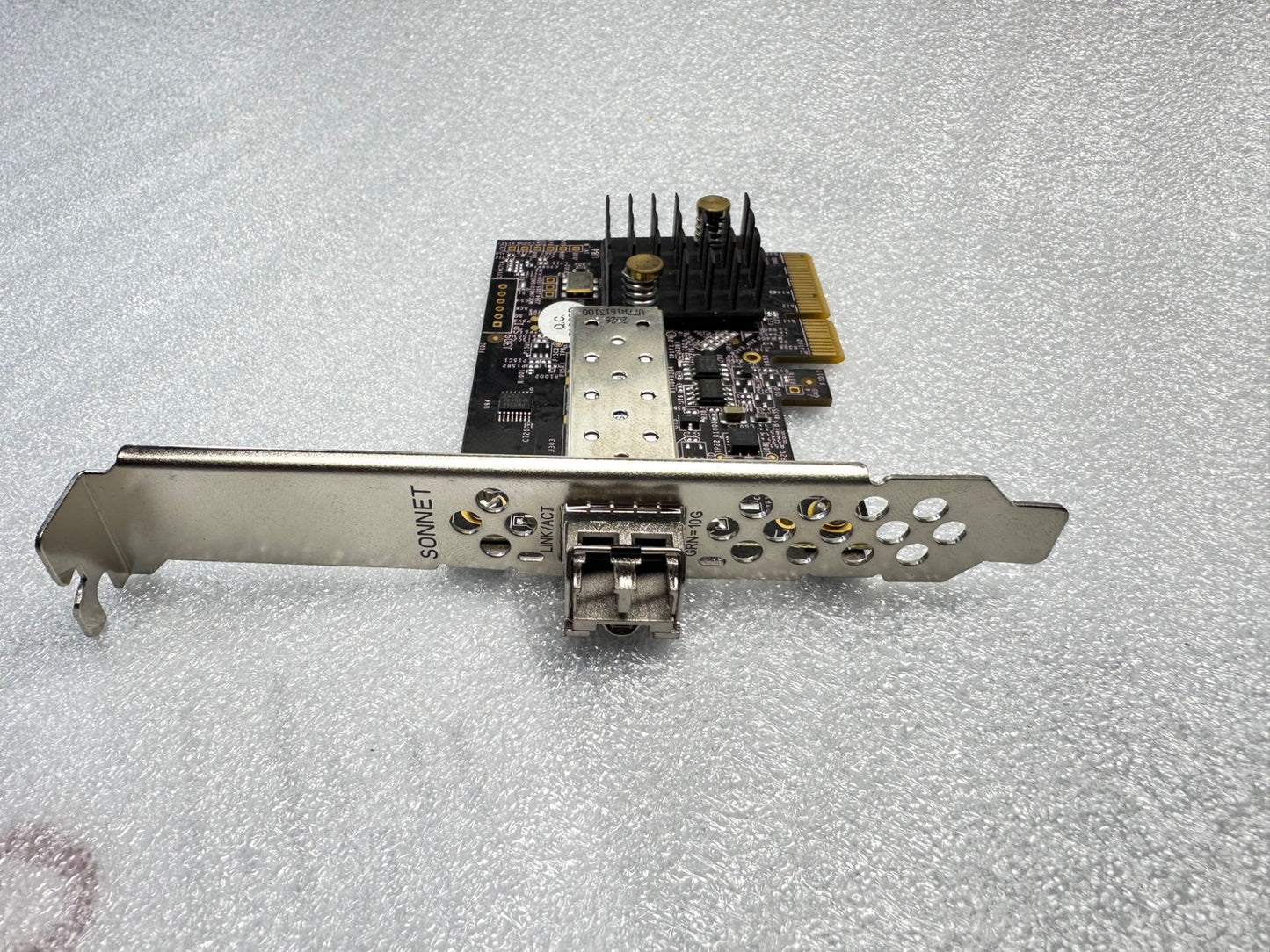 Sonnet Presto Solo 10GbE SFP+ PCIe Card with Transceiver BLT-SFP-SR-A 10Gbase