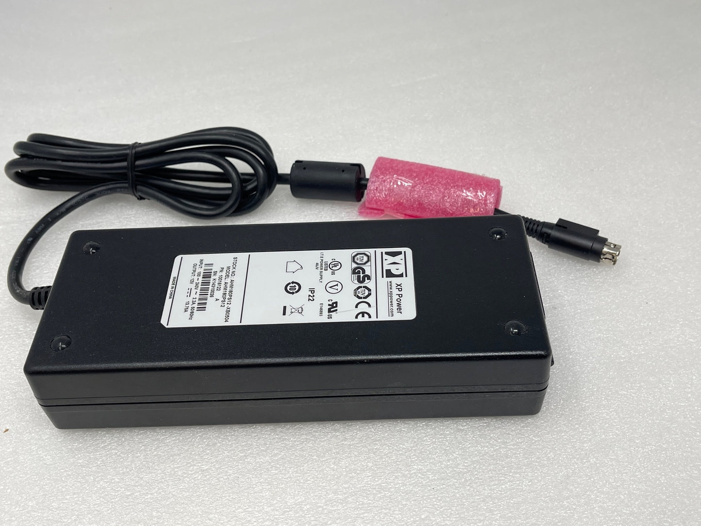 Xp Power Medical AC Adapter Power Supply 165W 12V 13.75A 4-Pin Round AHM180PS12