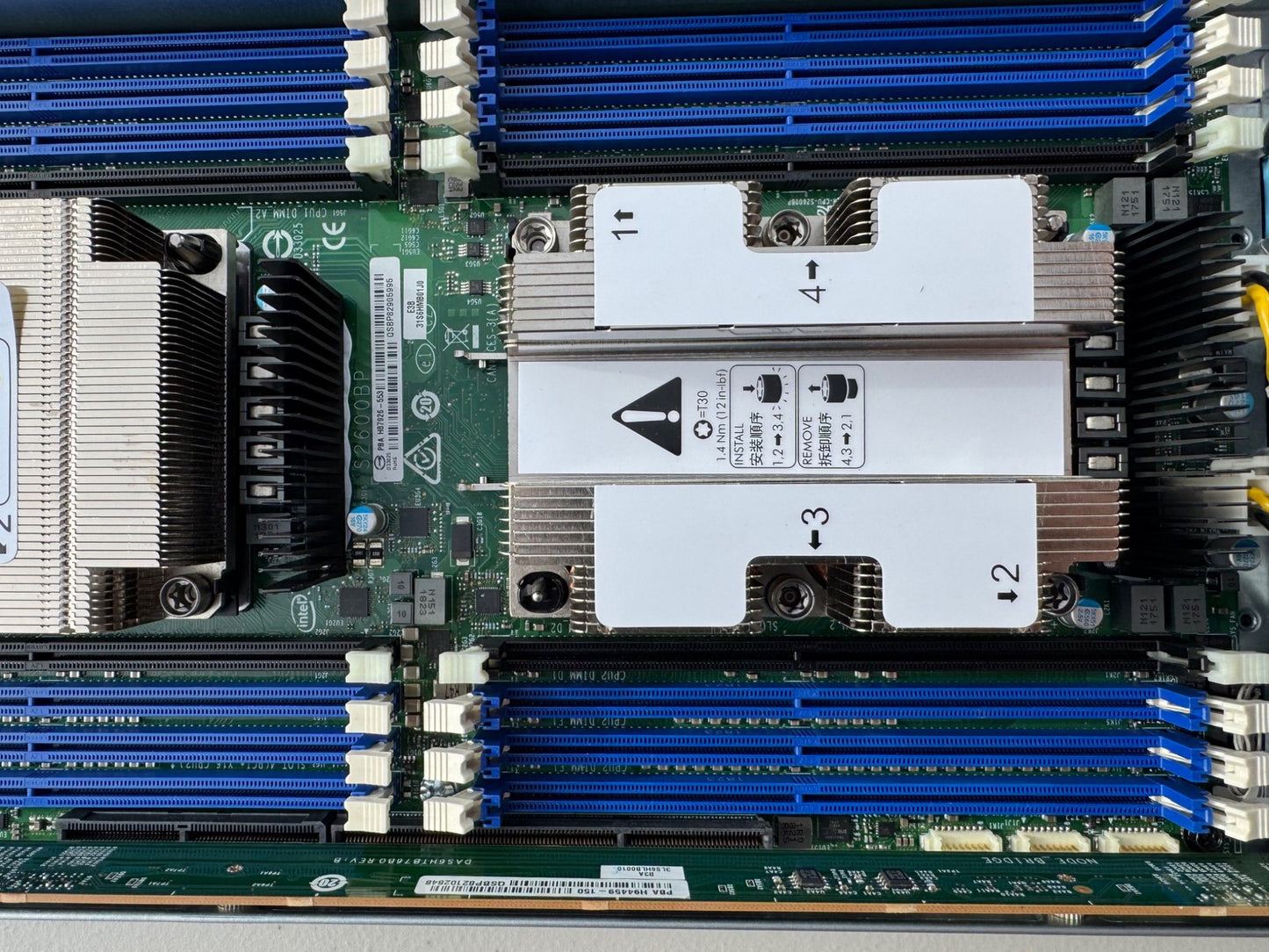 S2600BP HPC Server Node w 2x Xeon Silver 4114 LGA-3647 for Intel H2000 Hr2000