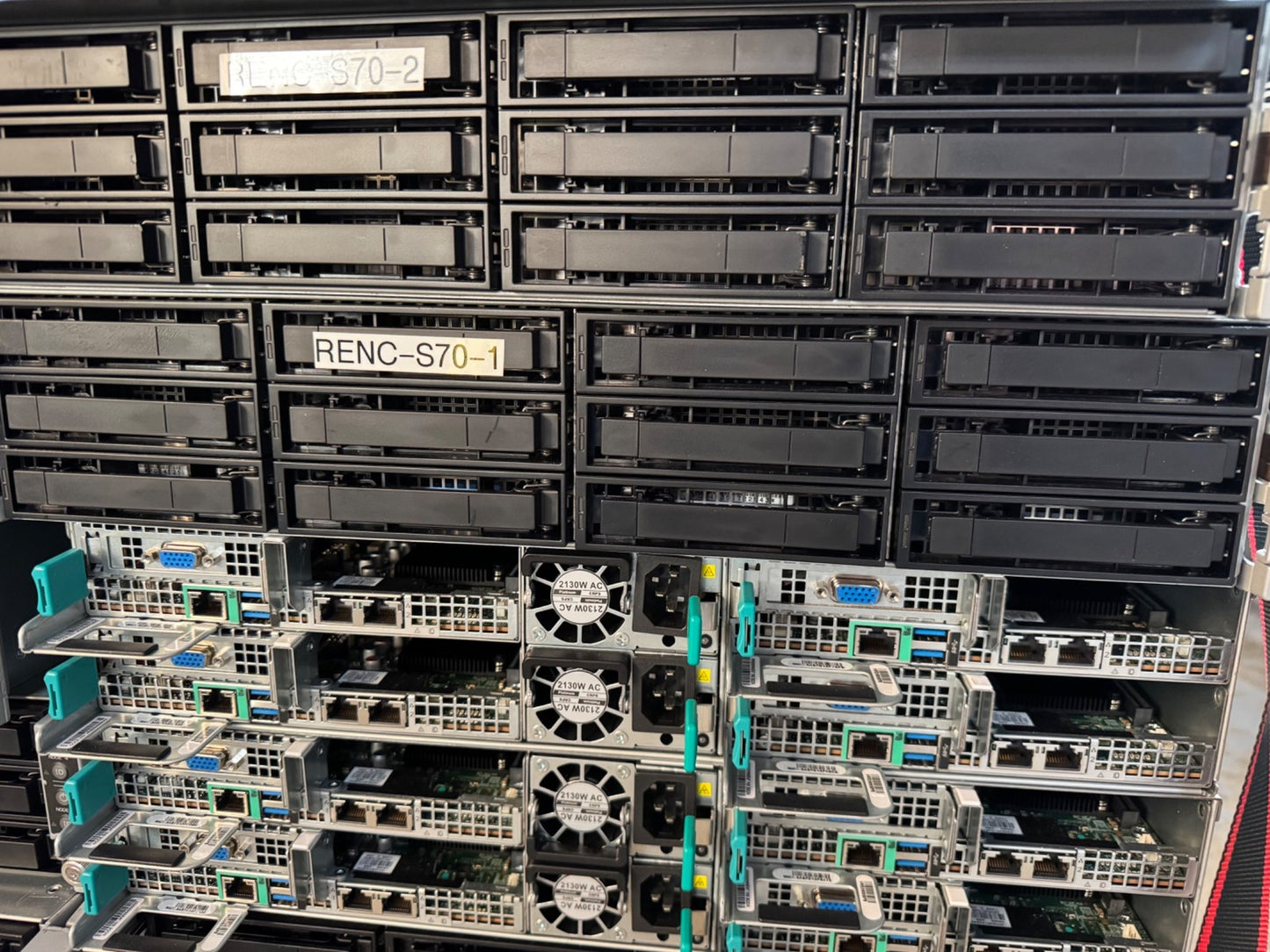 Intel H2000 2U 12x 3.5” LFF 4 Node S2600BP HPC Server 8x Xeon Silver 4114 2x PSU