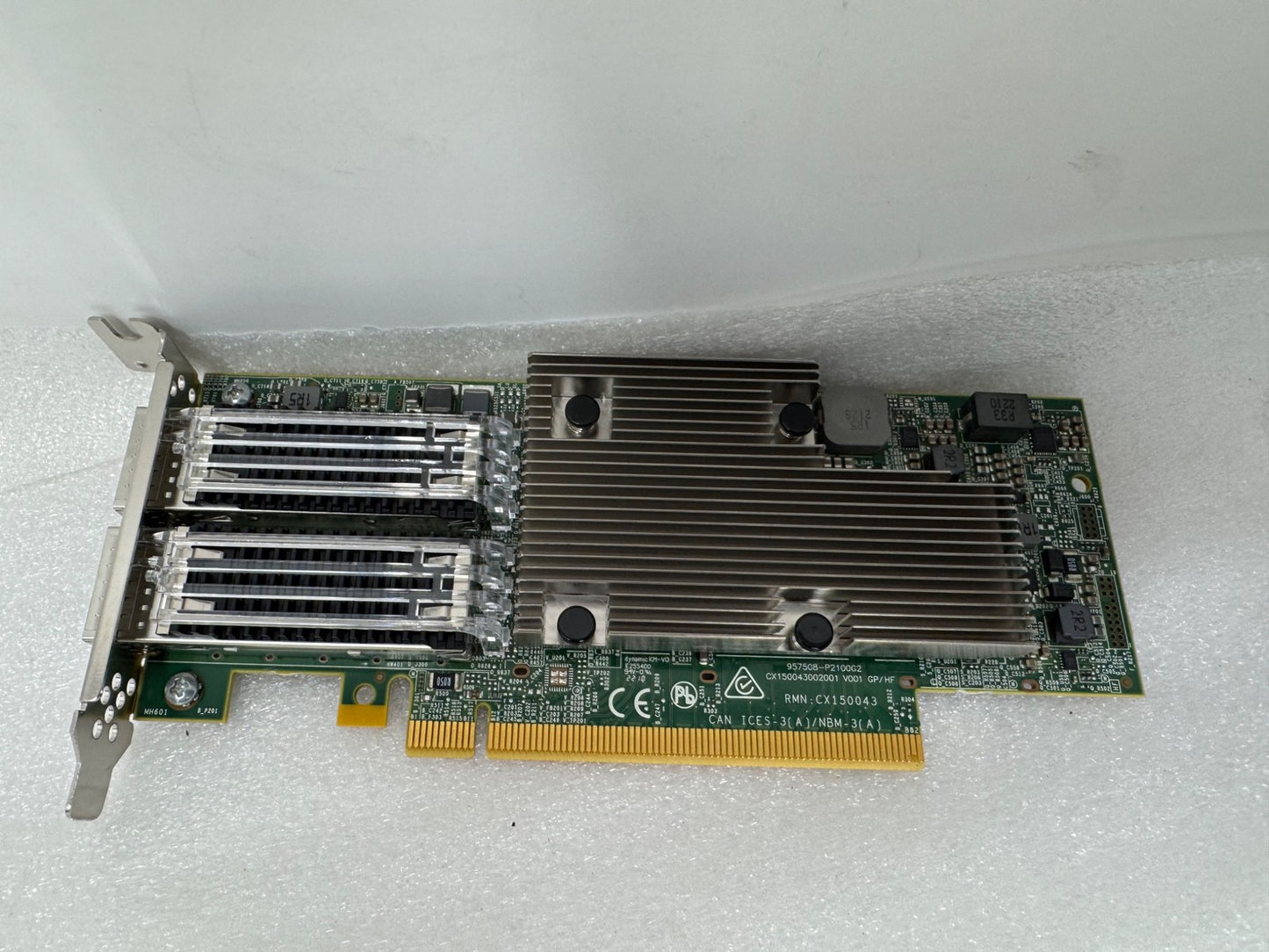 Dell Broadcom 57508 Dual Port 100GB QSFP56 Low Profile Network adapter NIC 61RP9