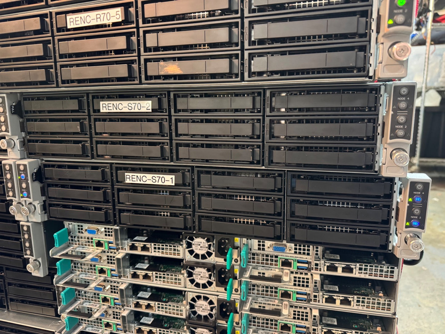 Intel H2000 2U 12x 3.5” LFF 4 Node S2600BP HPC Server 8x Xeon Silver 4114 2x PSU