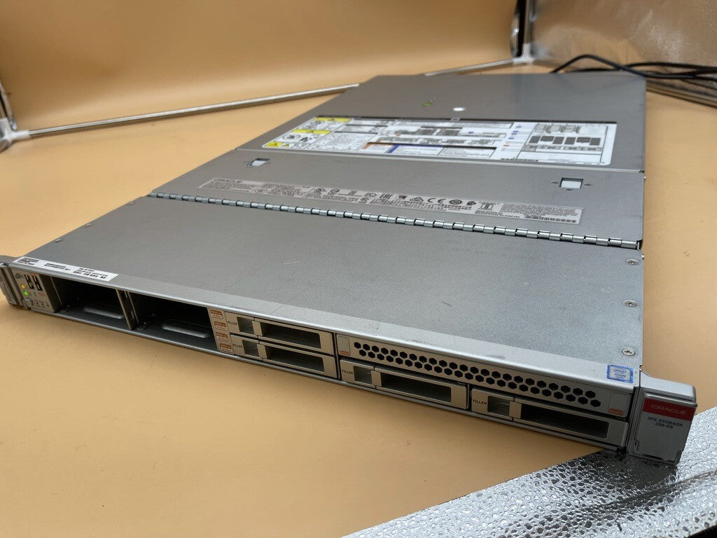 Sun Oracle ZFS storage  ZS5-ES (X5-2) 1U 8-bay SFF Server Bare CTO w raid 2x PSU