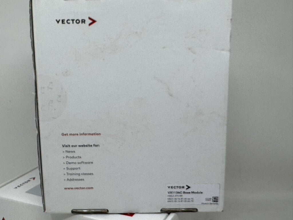 New in Box Vector VX1000 VX1134C Base Module Measurement Calibration Interface