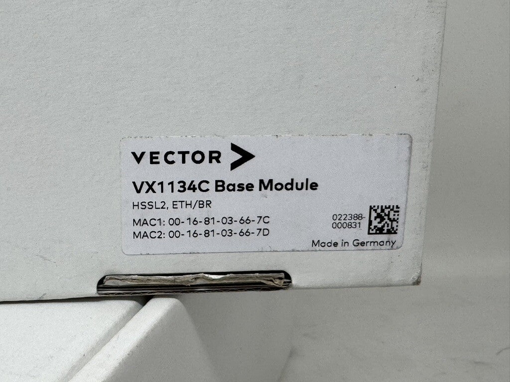New in Box Vector VX1000 VX1134C Base Module Measurement Calibration Interface