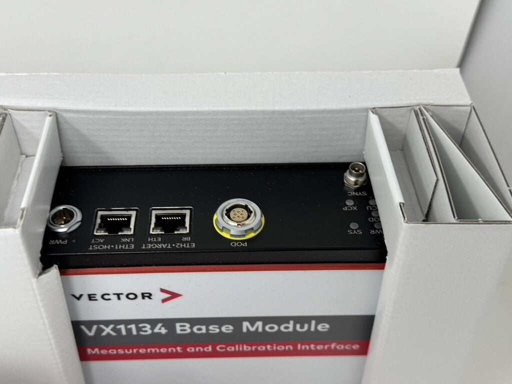 New in Box Vector VX1000 VX1134C Base Module Measurement Calibration Interface