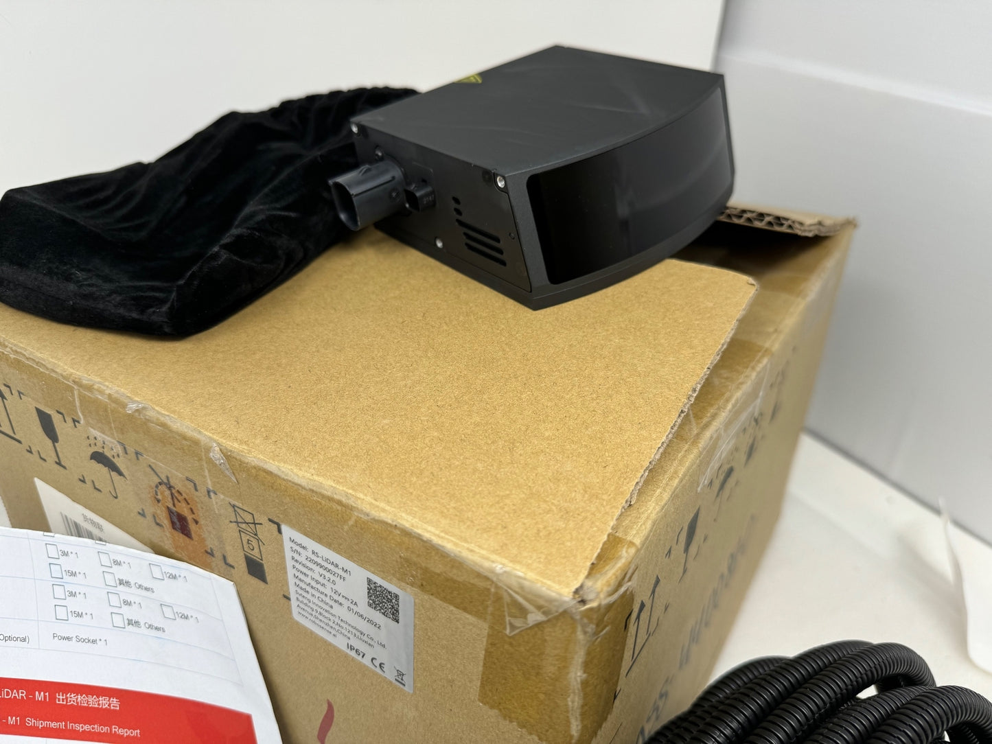 NEW RoboSense RS-LiDAR-M1 V3.2.0 M1 AUTOMOTIVE GRADE SOLID STATE LiDAR SENSOR