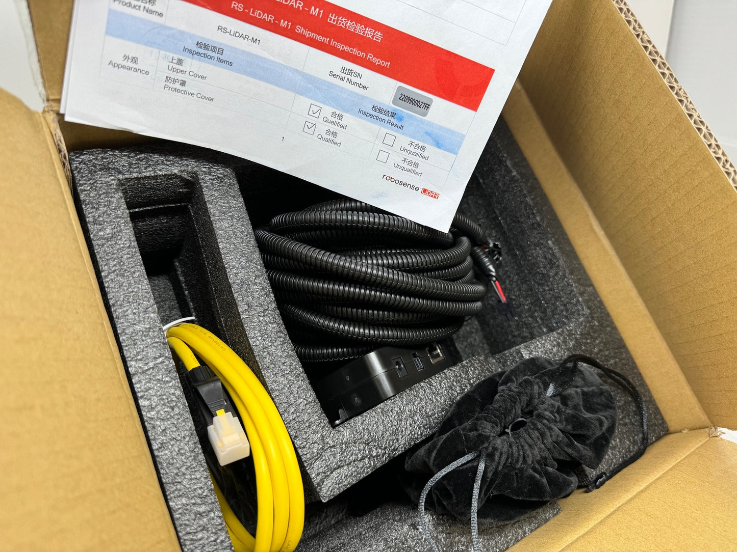 NEW RoboSense RS-LiDAR-M1 V3.2.0 M1 AUTOMOTIVE GRADE SOLID STATE LiDAR SENSOR