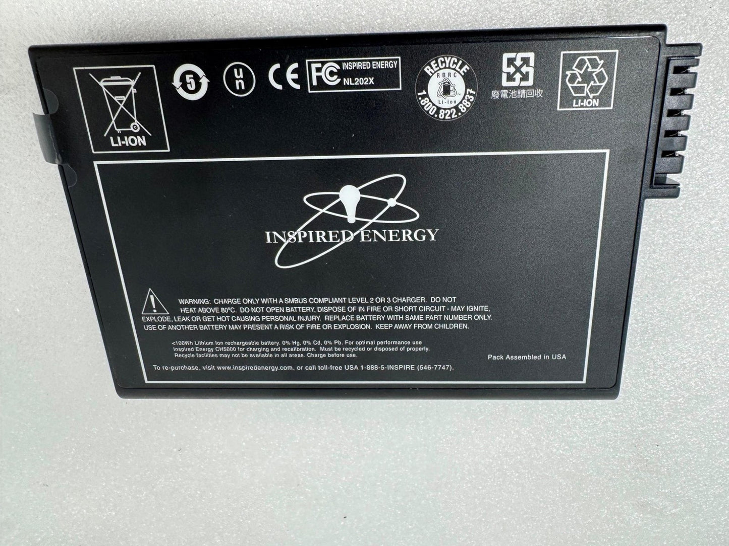 ORIGINAL NL2024 INSPIRED ENERGY Particle Counter Battery 14.4V 95Wh TESTED