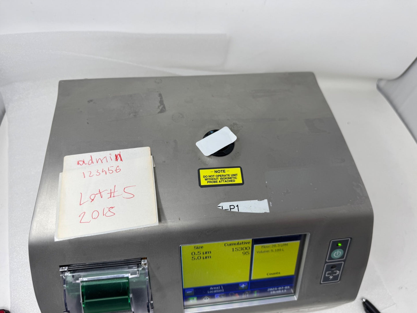 MET ONE HACH 3400 Portable Particle Counter Model 3415 MFD 2018 Lot#5 1804527009