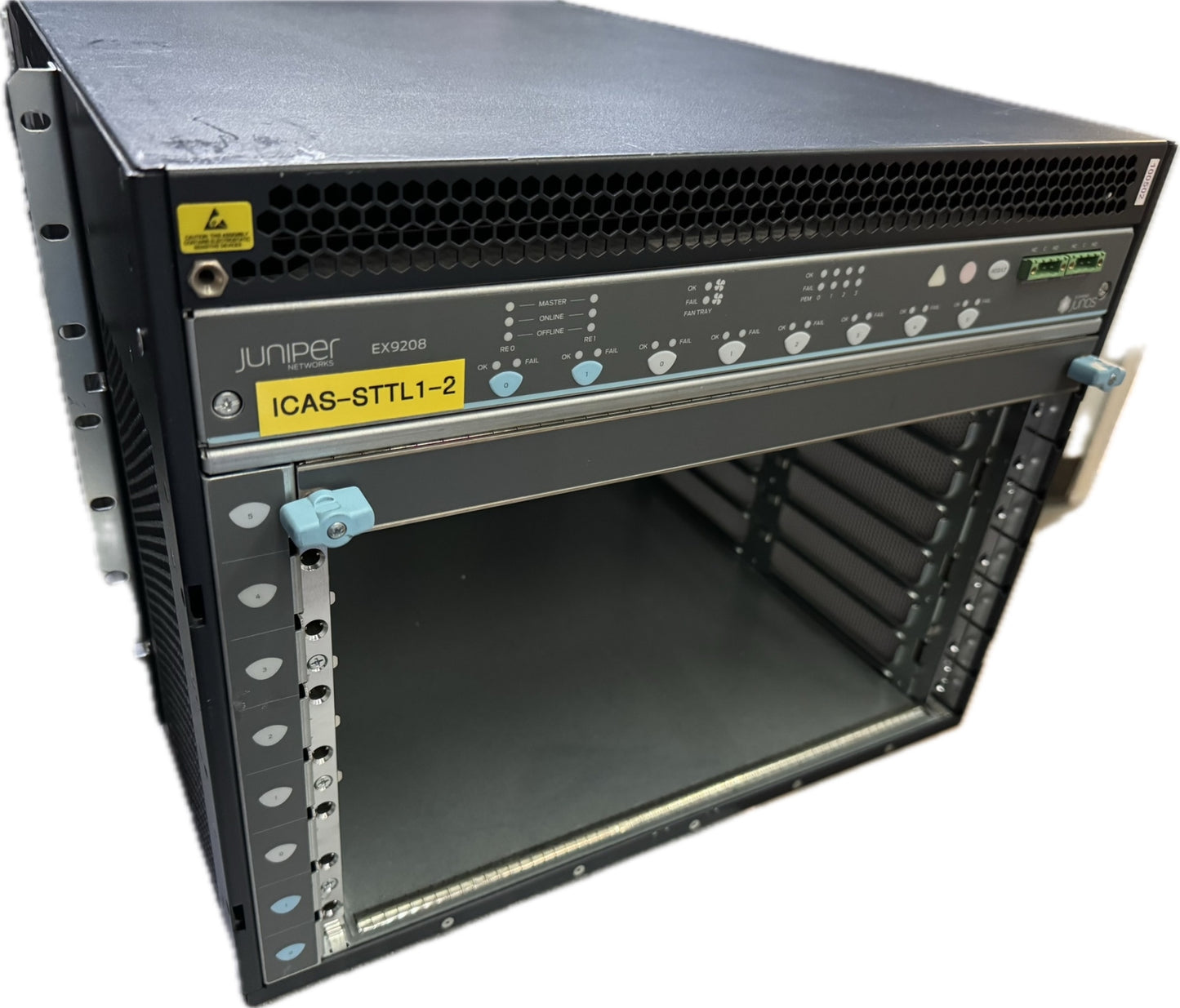 Juniper EX9208-CHAS-S-A EX9208 8-slot Switch Chassis w Fantray FANTRAY-MX480-HC