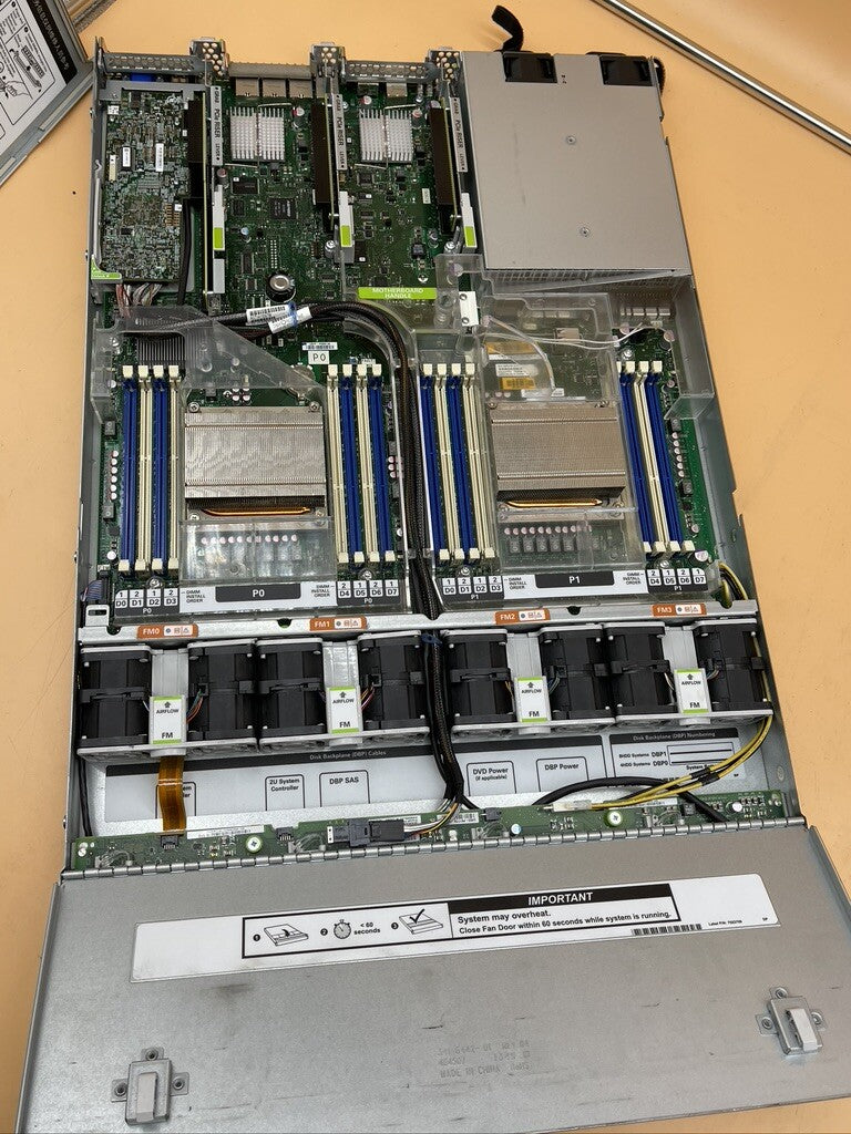 Sun Oracle X4-2 1U 8-bay 2.5" SFF Server 7077834 Bare CTO w 9261-8i raid 1x PSU