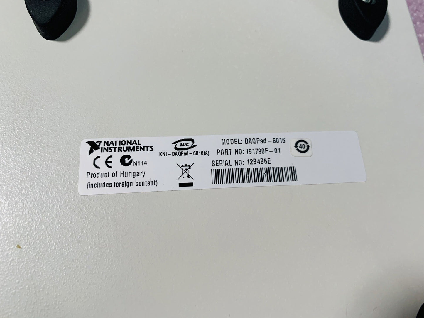NI National Instruments DAQPad-6016 USB Data Acquisition I/O Module Multifunct