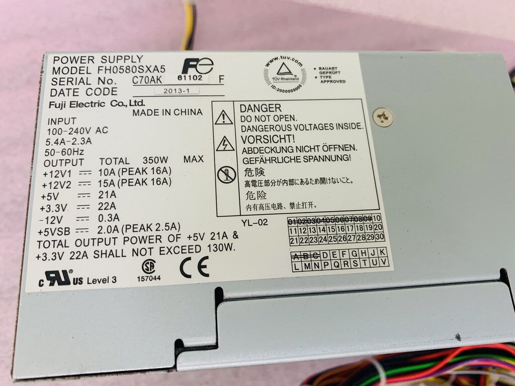 Fuji Electric FH0580SXA5 C70AK 350w Industrial Computer Switching Power Supply