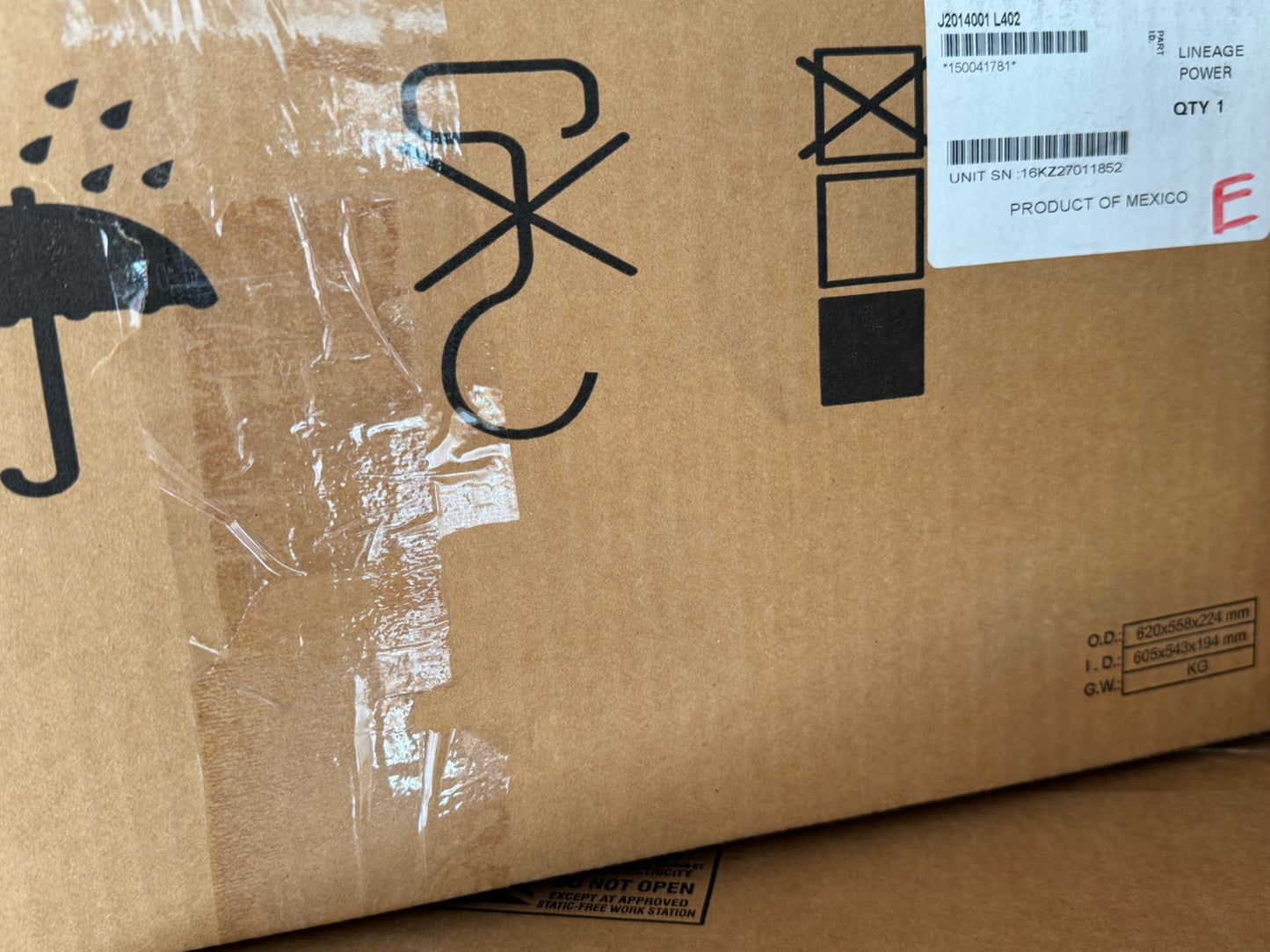 GE J2014001 L402 RACK MOUNT POWER SUPPLIES DUAL I2C SHELF FOR GP100 RECTIFIER
