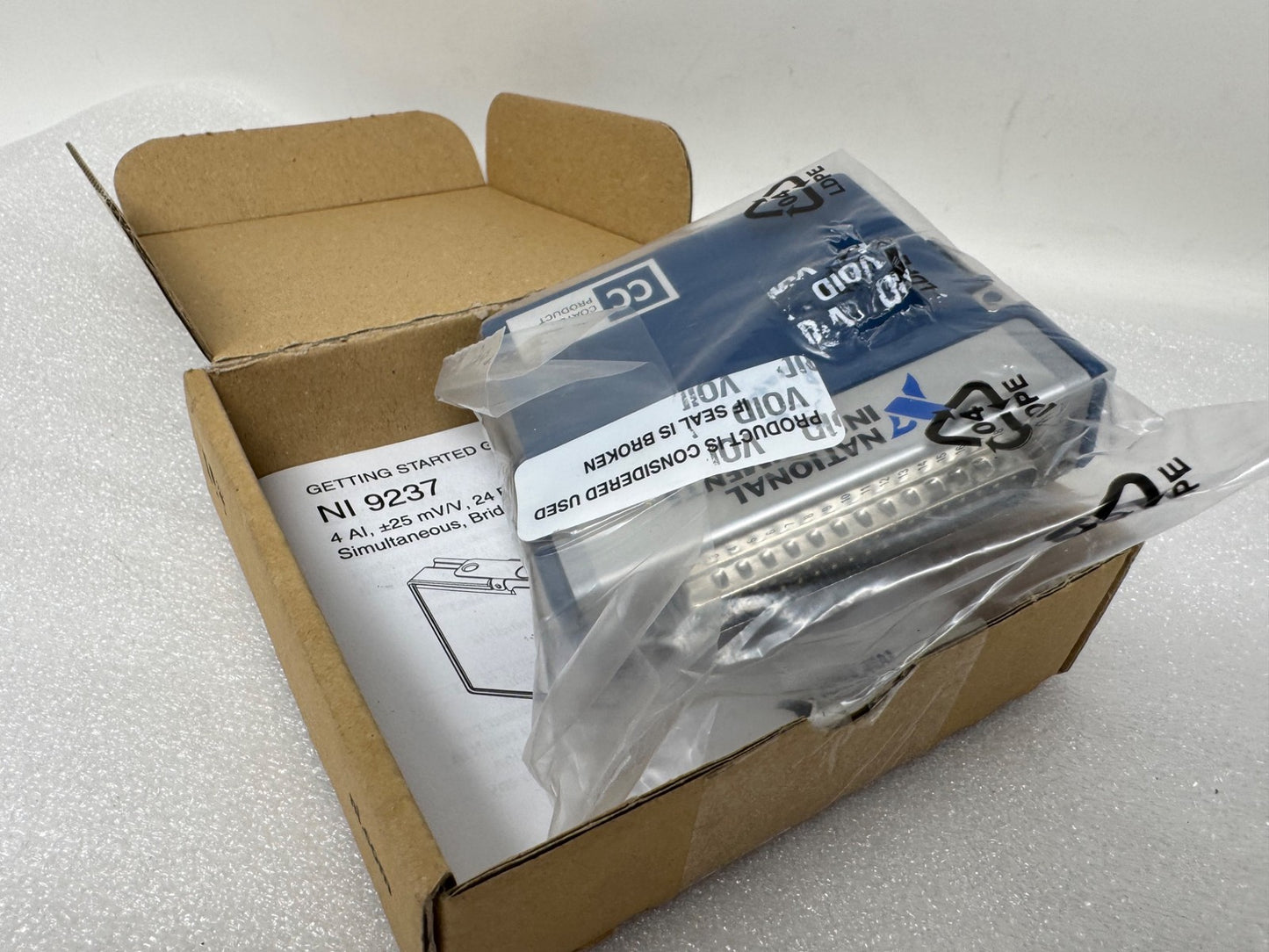 National Instruments, NI-9237 D-SUB C Series Strain/Bridge Input Module NEW OPEN