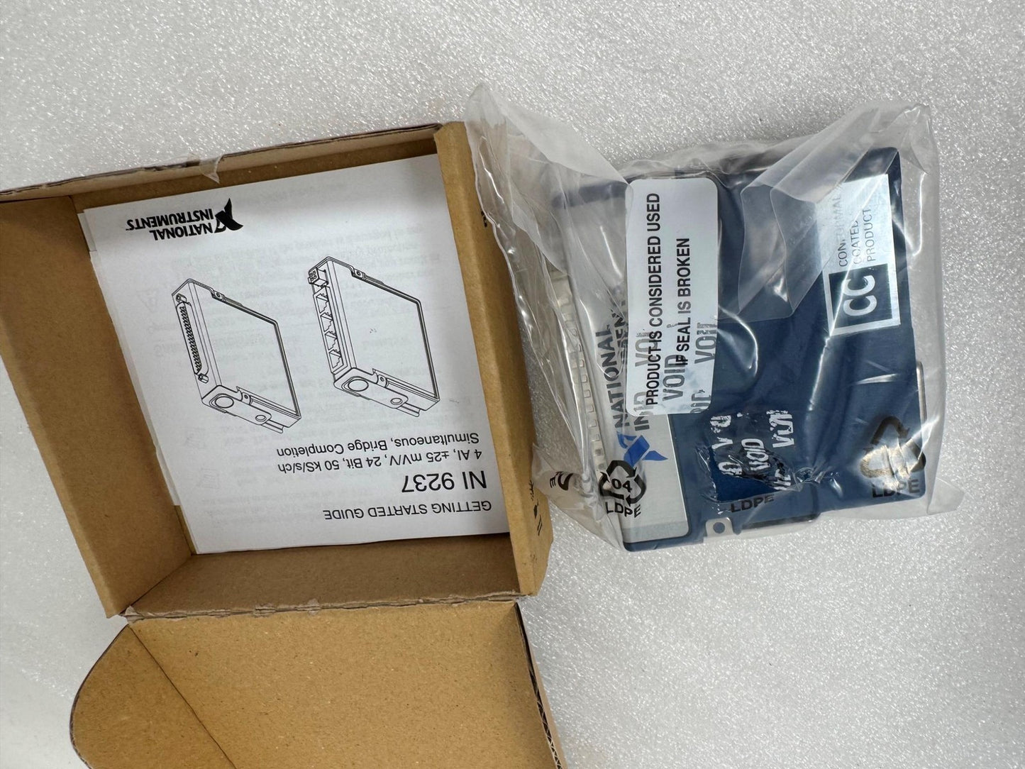 National Instruments, NI-9237 D-SUB C Series Strain/Bridge Input Module NEW OPEN