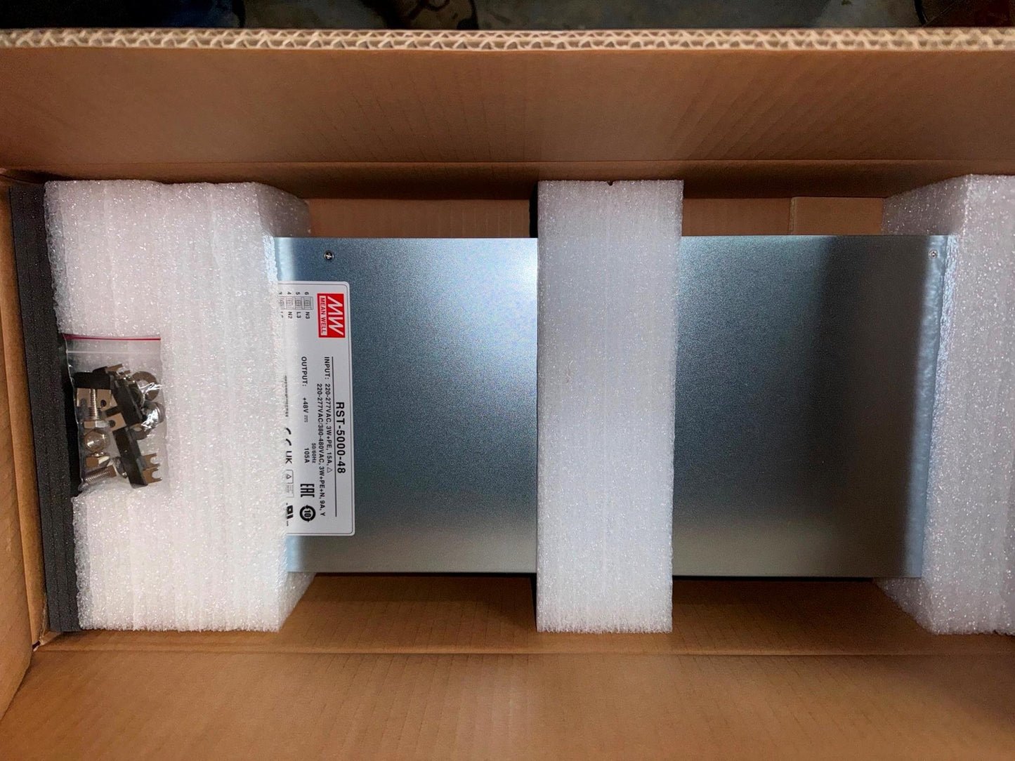 NEW OPEN BOX MW Mean Well RST-5000-48 Switching DC Power Supply 48VDC