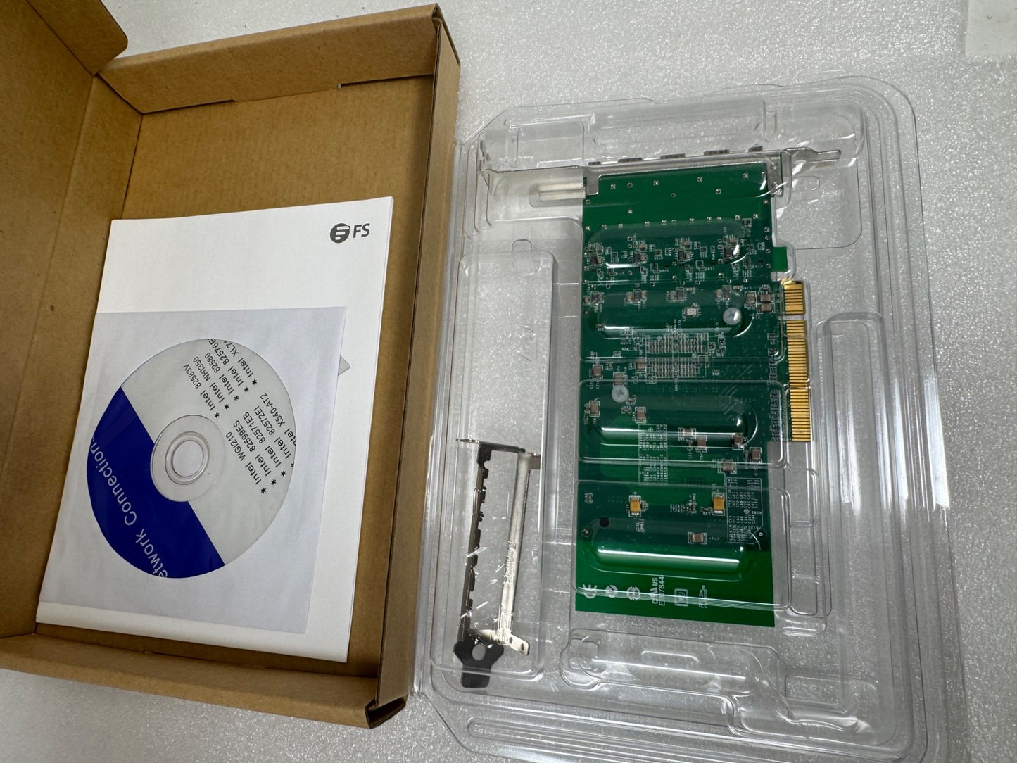 NEW open FS Intel Based XL710-BM1 NIC FTXL710BM1-F4 Card 10G Quad-Port SFP+