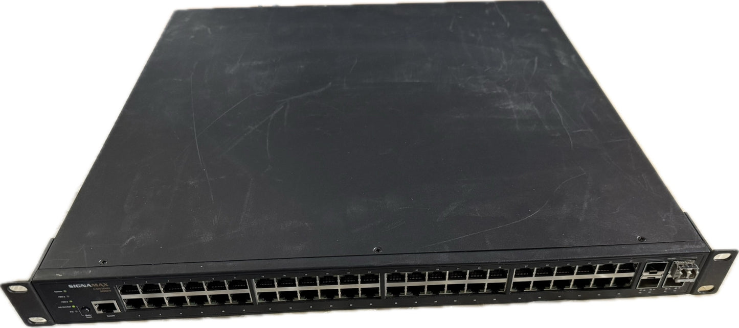 Signamax SC50010 48 port c-500 Gigabit PoE+ Full Power Managed Switch w 1x PSU