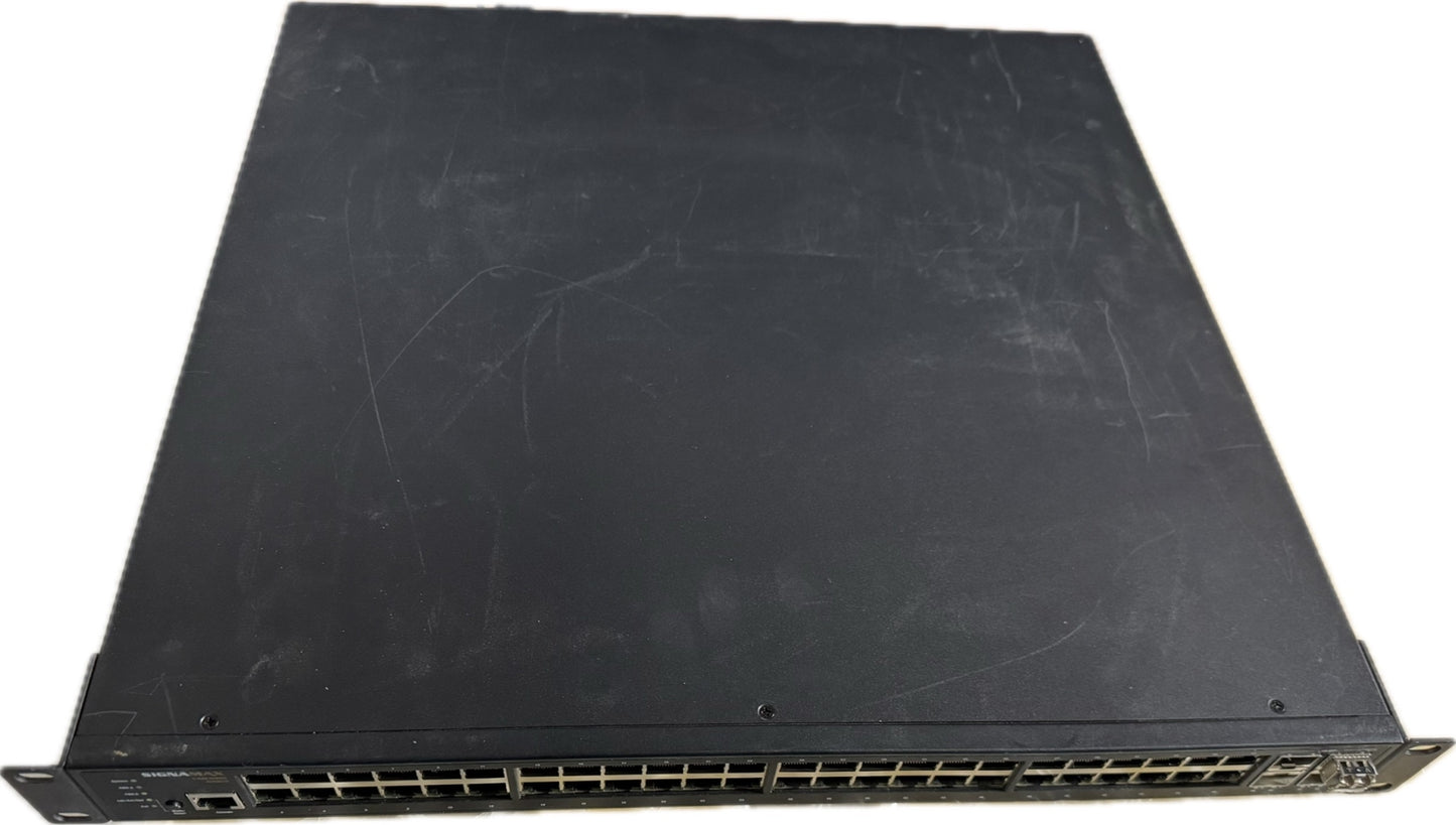 Signamax SC50010 48 port c-500 Gigabit PoE+ Full Power Managed Switch w 1x PSU