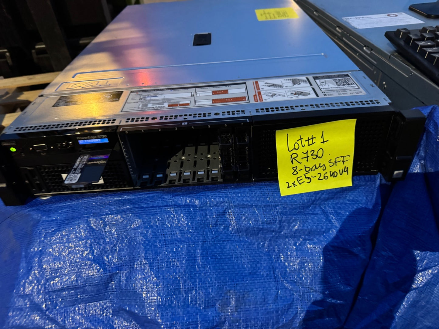 Dell R730 Server 8 bay 2.5" SFF 2x E5-2640 v4 2.4GHz Perc H730 2x PSU 495W L1