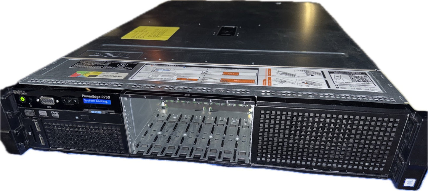 Dell R730 Server 8 bay 2.5" SFF 2x E5-2637 v4 3.5GHz Perc H730 2x PSU 750W L3