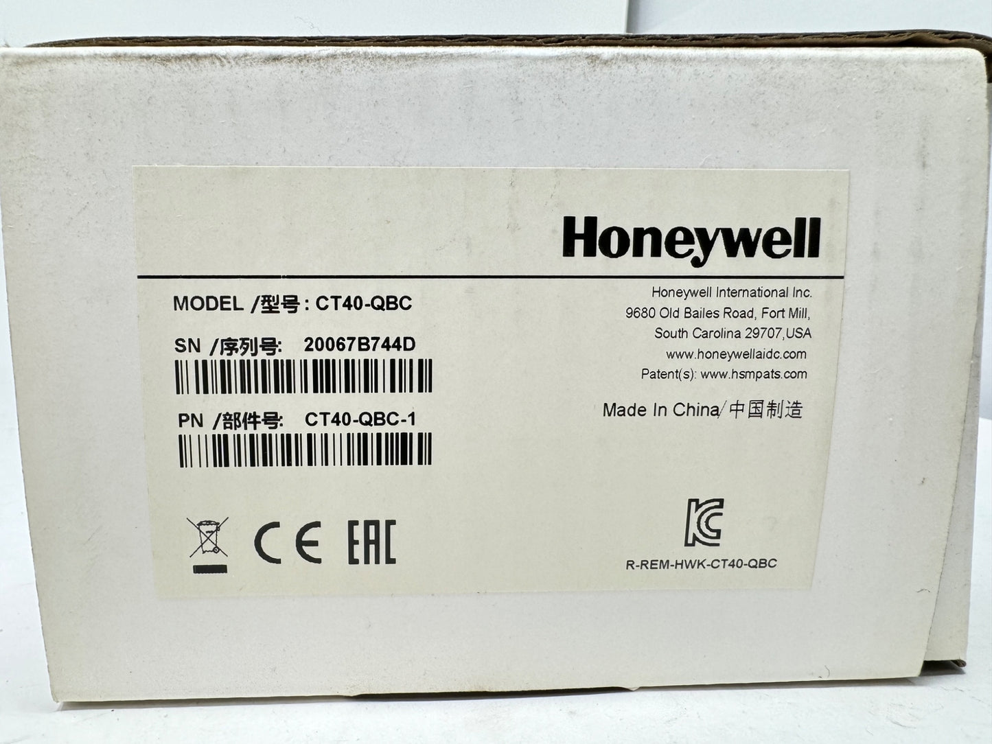 NEW Honeywell Quad Charger for Dolphin CT40 CT45 Battery 4 bay Slot CT40-QBC