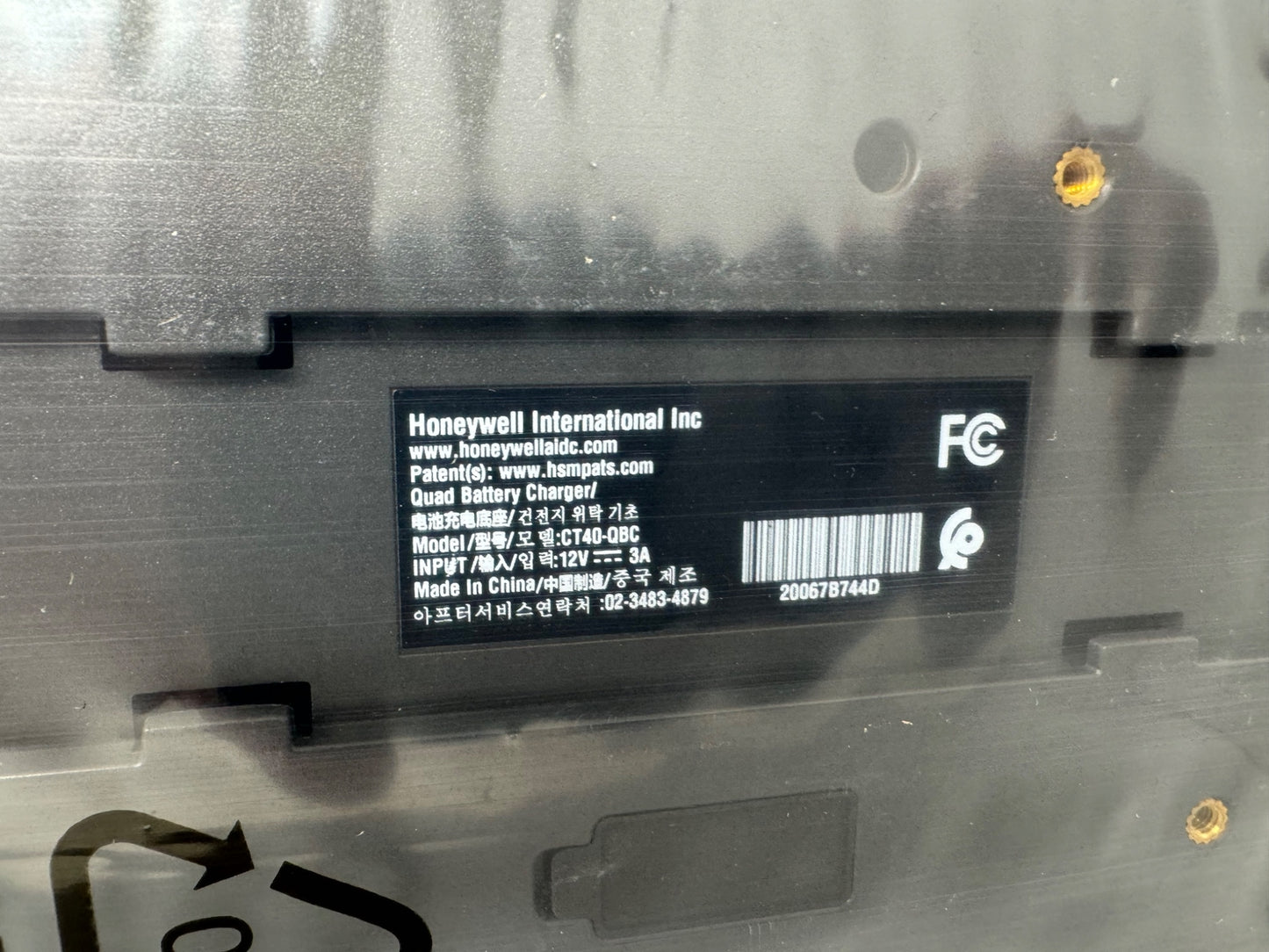 NEW Honeywell Quad Charger for Dolphin CT40 CT45 Battery 4 bay Slot CT40-QBC