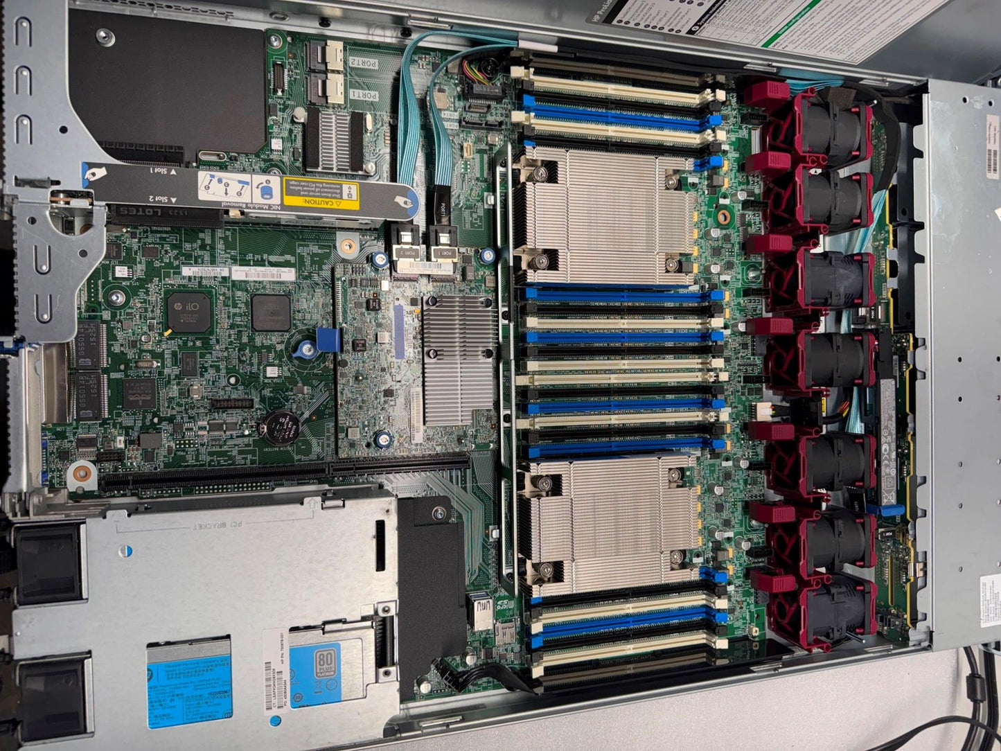 HPE ProLiant DL360 Gen9 8-bay SFF Server 2x E5-2620v3 2.4GHz P440AR 2xPSU 0RAM