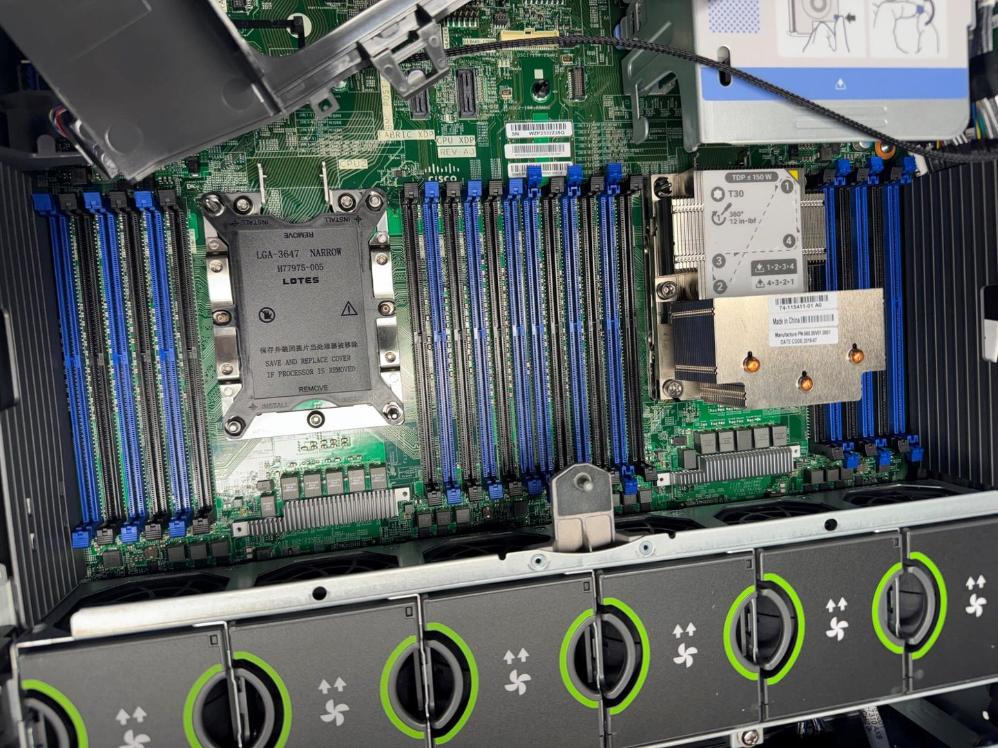 CISCO BE7000M UCS C240 M5SX 1x Gold 6132 2.6GHz 14C 24+ 2 26 bay SFF 2U server