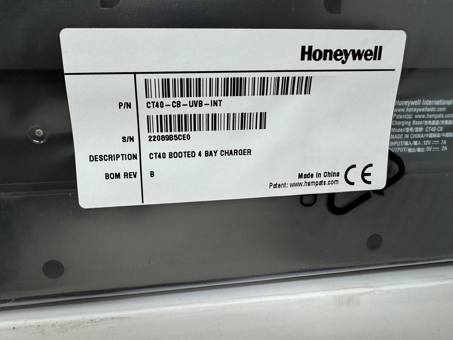 NEW Honeywell 4-Slot Charging Base CT40-CB charger for Dolphin CT40/CT45 w AC